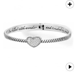 Brighton Celestial Heart Hinged Bangle